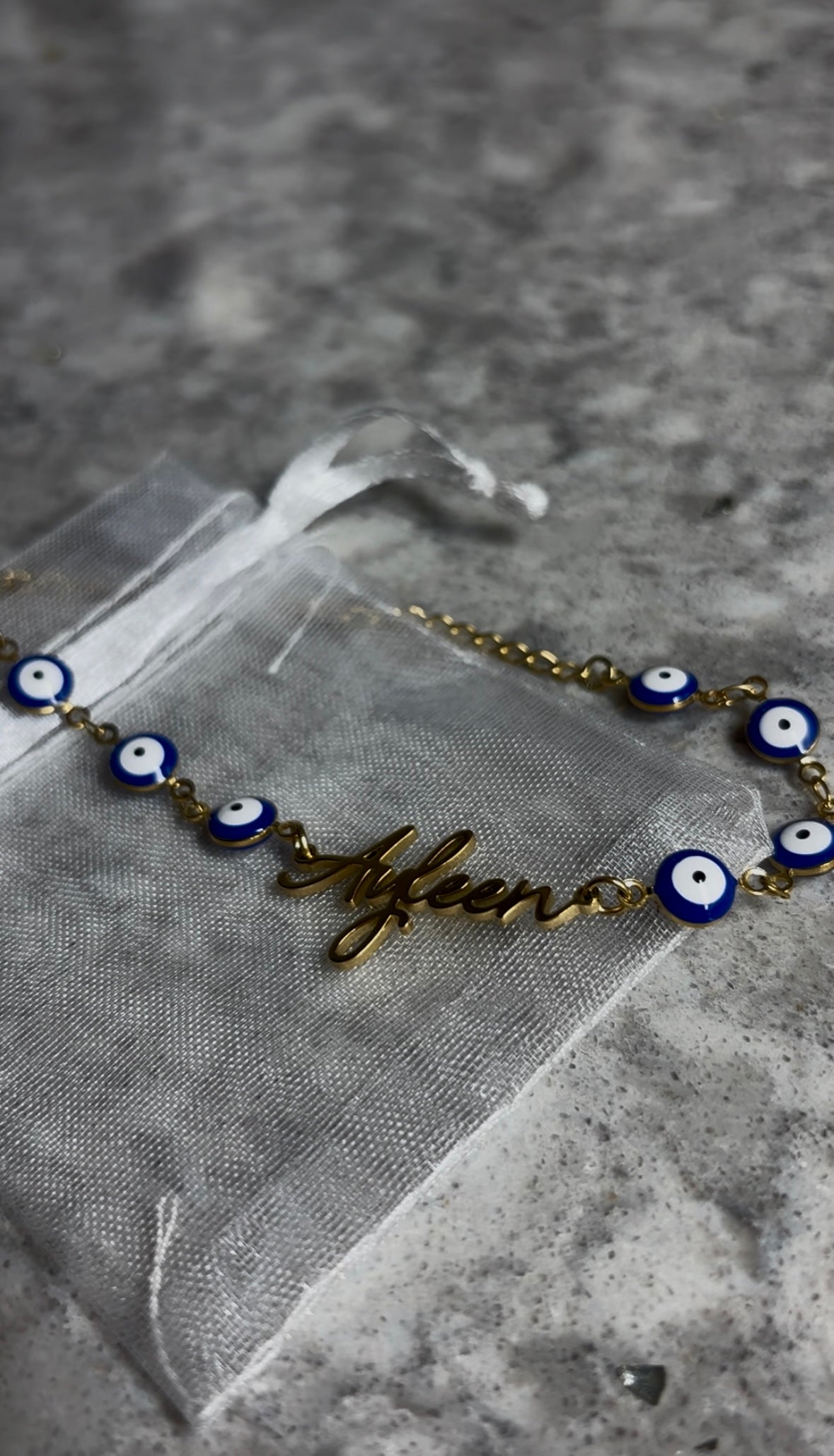 Custom Evil Eye Bracelet