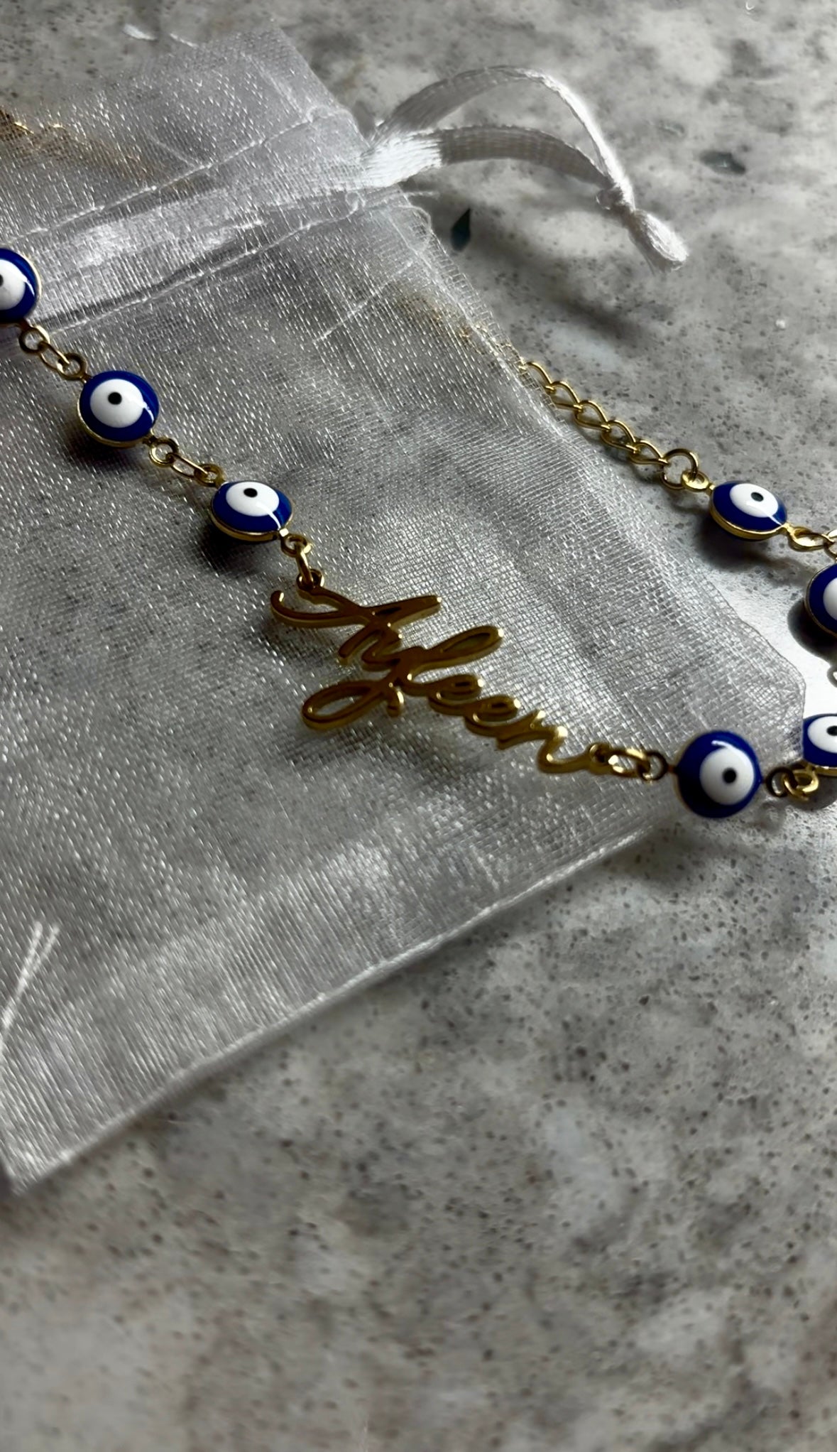 Custom Evil Eye Bracelet